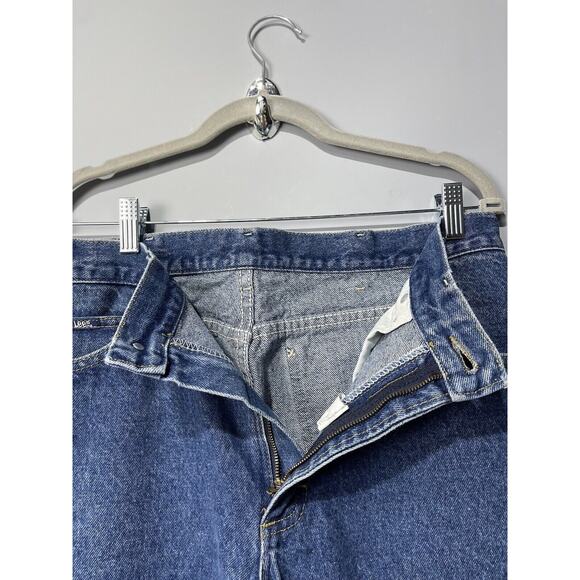 Lee Carpenter Jeans VTG Made in USA Union Straight Leg Medium Wash Men 35x30 - Picture 8 of 13